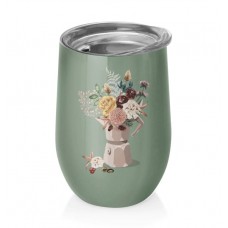 Chic Mic Bioloco termoglāze Mocca flowers, 420ml